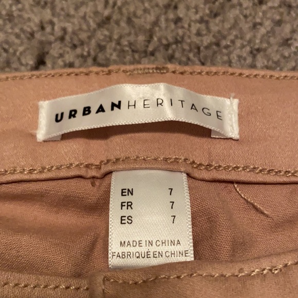 Women’s 7 Urban Heritage Cream Brown Jeans - Picture 8 of 9
